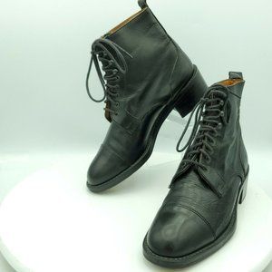 JOAN & DAVID Ankle Boots Italy Lace Up 6.5" Shaft